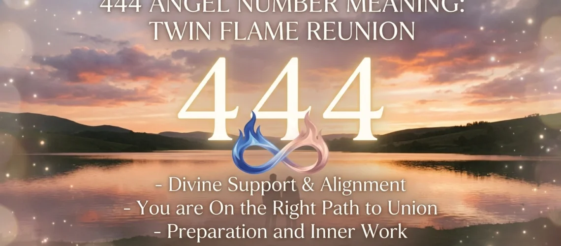 444 Angel Number Meaning Twin Flame