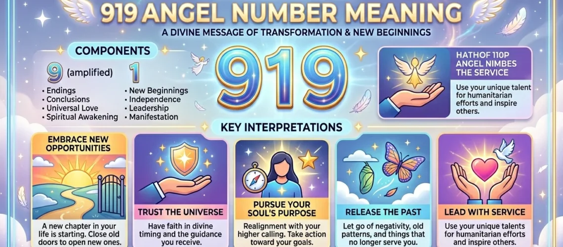 919 Angel Number Meaning